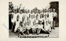 SAARBEFREIUNG 1935 - Foto-Ak  SAAR-TREUE-STAFFEL 34", I" - Non Classés