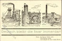 SAARBEFREIUNG 1935 - GRUBE FRANKENHOLZ - GRUBE BEXBACH I - Unclassified