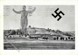 SAARBEFREIUNG 1935 - Hitler Am Spichererberg Mit S-o I-II - Ohne Zuordnung