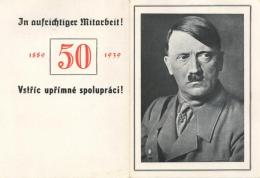 KLAPP-GEDENKBLATT Mit S-o PRAG 1941" Hitler I-II" - Non Classificati