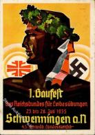 Propaganda WK II 1. Gaufest Des Reichsbundes Für Leibesübungen Schwenningen 1935 I-II (fleckig) - Non Classificati