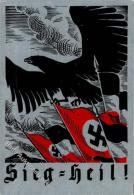 Propaganda WK II Fahnen Reichsadler I-II - Unclassified