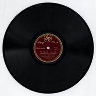 Propaganda WK II Schellackplatte 78 Upm 10 Wessel Lied U. Für Deutschlands Freiheit SA Blas Orchester I-II" - Unclassified