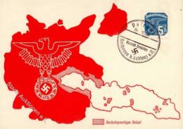 Propaganda WK II Tschechische Republik WK II Postamt Heimatstadt Konrad Henleins Reichenau B. Gablonz I-II - Unclassified