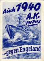 Propaganda WK II WK II Kreuzer Gegen England I-II - Zonder Classificatie