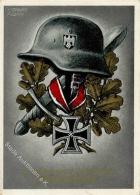 Propaganda WK II WK II Sign. Klein, Gottfried Eisernes Kreuz Künstlerkarte I-II (kleiner Einriss) - Ohne Zuordnung