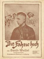 Soldatenlieder Notenblatt Die Fahne Hoch Horst Wessel II (kleiner Einriss) - Non Classés