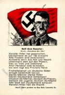 HITLER - HEIL Dem KANZLER" Seltene Prop-Ak,1933, Marke Entfernt I-II" - Unclassified