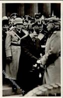 Hitler Hindenburg Göring Und Goebbels WK II   Foto AK I-II (Klebereste RS) - Unclassified