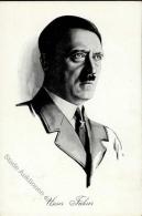 Hitler Portrait Künstlerkarte I-II - Unclassified