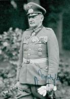Ritterkreuzträger Witzleben, Erwin V. Generalfeldmarschall Mit Unterschrift WK II Foto 10 X 14 Cm I-II - Ohne Zuordnung