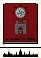 HANNOVER - WINTERHILFE Der NSDAP 1933-34 - Spendenkarte I R! - Ohne Zuordnung