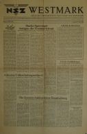 Buch WK II NSZ Westmark Amtliche Tageszeitung Der NSDAP Gau Westmark 1945 I-II - Unclassified