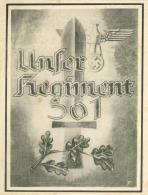 Buch WK II Unser Regiment 501 Hrsg. Duensing, Friedrich 1941 48 Seiten Viele Abbildungen II - Unclassified