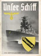 Buch WK II Unser Schiff Conrady Kapitänleutnant 1935 Im Auftrag Des Kommandos Panzerschiff Admiral Scheer 48 Seiten - Zonder Classificatie