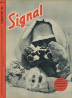 Buch WK II Zeitschrift Signal 1943 Januar Heft Nr. 2 Deutscher Verlag 39 Seiten Sehr Viele Abbildungen I-II - Non Classés