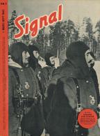 Buch WK II Zeitschrift Signal 1943 März Heft Nr. 5 Deutscher Verlag 39 Seiten Sehr Viele Abbildungen I-II (kleine E - Unclassified