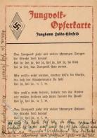 JUNGVOLK-OPFERKARTE - Jungbann FULDA-HÜNFELD, 1933 I-II - Unclassified