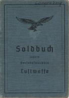 SOLDBUCH LUFTWAFFE - Mit Lichtbild, 1944, I-II - Non Classés