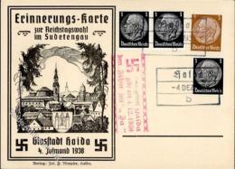 SUDETENLAND-BEFREIUNG - GLASSTADT HAIDA 1938 I - Unclassified