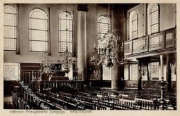 Synagoge Amsterdam (1001) Niederlande Innenansicht I-II Synagogue - Unclassified