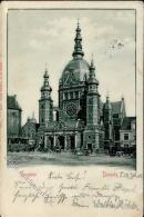 Synagoge Danzig 1905 I-II (fleckig) Synagogue - Unclassified
