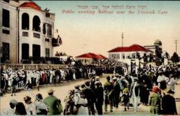 Judaika Israel Das Publikum Wartet Auf Balfour I-II Judaisme - Jodendom