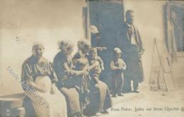 Judaika Russland Polen Juden Vor Ihrem Quatier Foto AK 1916 I-II Judaisme - Jodendom