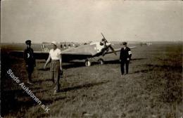 Flugzeug Vor 1945 Kunstfliegerin Elli Beinhorn Foto AK I-II Aviation - Ohne Zuordnung