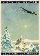 Lufthansa Winter WK II Werbe AK I-II - Unclassified