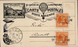 Ballon Post Luxemburg 1927 I-II - Ohne Zuordnung