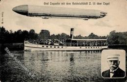 Zeppelin Tegel (1000) Reichsluftschiff Z III Graf Zeppelin  I-II Dirigeable - Dirigibili