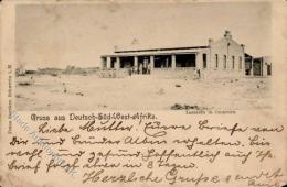 Kolonien Deutsch Südwestafrika Omaruru Lazareth 1907 II (Stauchung, Fleckig) Colonies - Ohne Zuordnung
