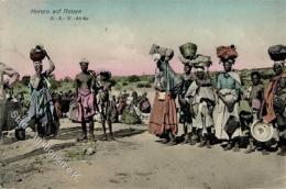 Kolonien DSW - Herero Auf Reisen" Mit O "OTJIWARONGO 1910", Bügig,II" Colonies - Zonder Classificatie