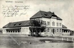 Kolonien Deutsch-Südwestafrika Winhuk Schulgebäude RS Stmpl. Windhuk 17.10.13 I-II Colonies - Zonder Classificatie