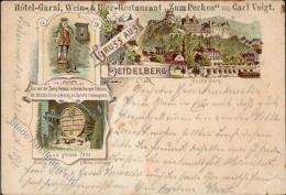 Vorläufer 1891 Heidelberg (6900) Litho I-II (fleckig) - Non Classificati