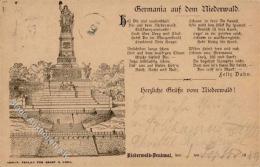 Vorläufer 1898 Germania Auf Dem Niederwald I-II - Ohne Zuordnung