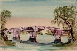 Briefmarken Collage Brücke I-II - Ohne Zuordnung