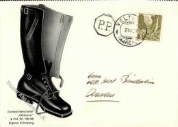 Schuster Gamaschenstiefel Veltheim Werbe AK I-II - Unclassified