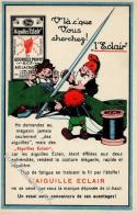 Werbung L'Aiguille Eclair Zwerge Künstlerkarte I-II Publicite Lutin - Zonder Classificatie