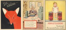 Werbung Partie Mit über 40 Ansichtskarten Meist Vor 1945 I-II Publicite - Unclassified