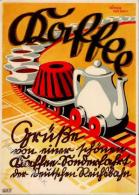 Werbung WK II Eisenbahn Kaffee Sonderfahrt Sign. Rüffer Künstlerkarte I-II Chemin De Fer Publicite - Ohne Zuordnung