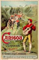 Alkoholwerbung Carigou Liqueur De L'Abbaye Künstlerkarte I-II - Zonder Classificatie