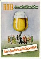 Bier Das Deutsche Volksgetränk Werbe AK I-II Bière - Bierbeek