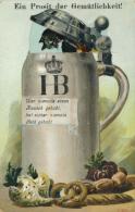 Bier Katze Hofbräuhaus Mechanik-Karte I-II Chat Bière - Bierbeek