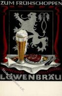 Bier München (8000) Löwenbräu Sign. Eberle, O. Künstler-Karte I-II Bière - Bierbeek