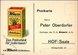 Lebensmittel Knorr Haferflocken  Werbe AK I-II - Non Classificati