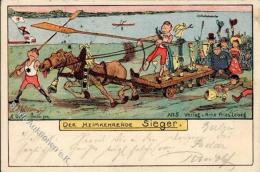 Rudern Der Heimkehrende Sieger Künstlerkarte 1901 I-II - Ohne Zuordnung