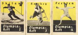 Olympiade 1936 Berlin Und Garmisch Lot Mit 5 Heften Sehr Viele Abbildungen I-II - Non Classificati