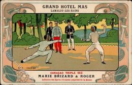 Fechten Grand Hotel Mas  Werbe AK 1909 I-II - Zonder Classificatie